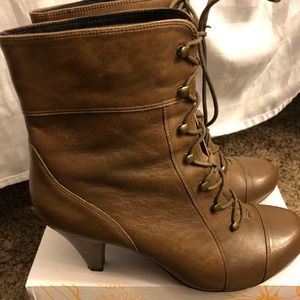 Indigo Laced Up Boots by Clarks